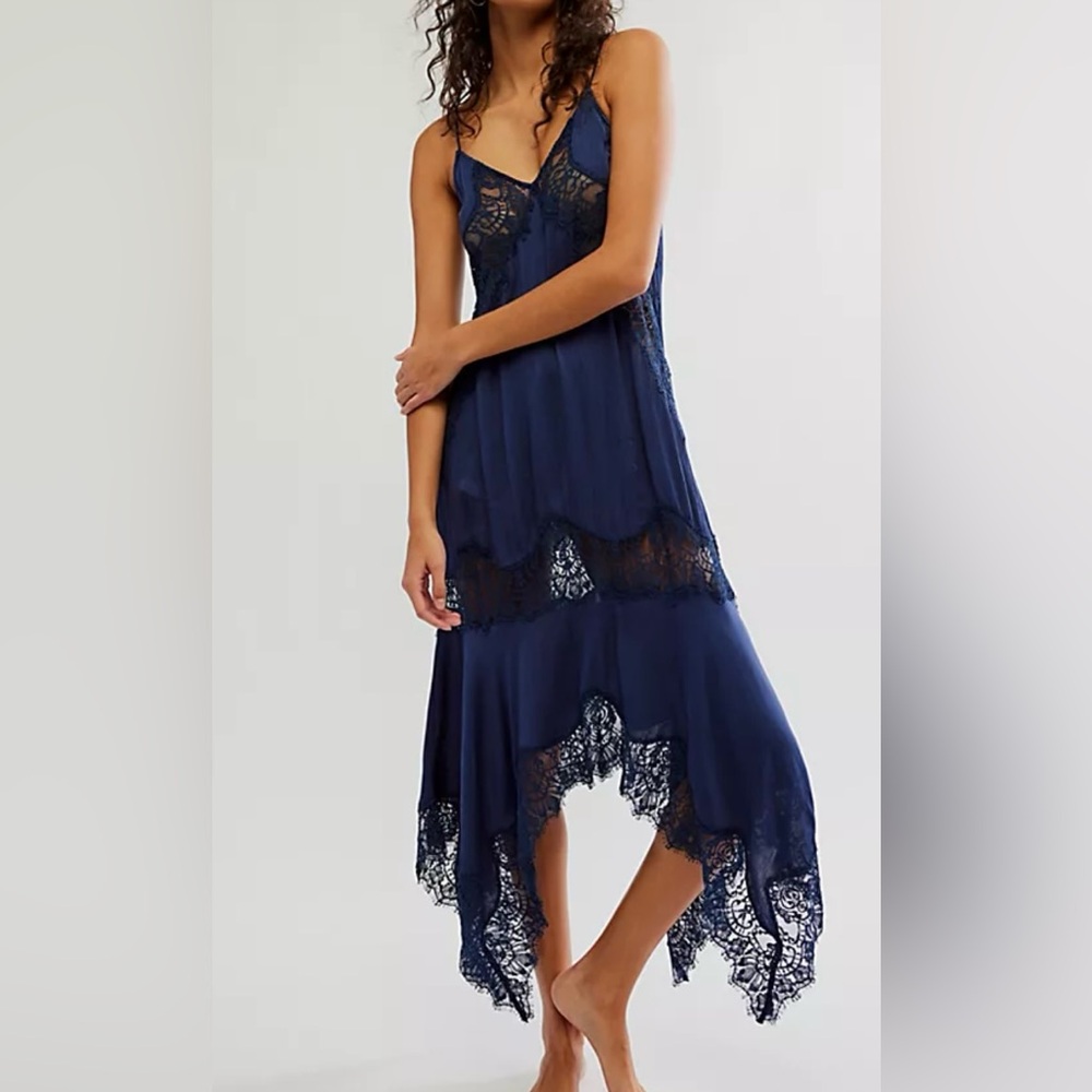 Intimately Free People | Sunsetter Maxi Slip Dress | Women’s Lace Dress | NWT